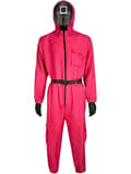 Squid Game 2 Vuxen Triangelvakt Jumpsuit Square XL