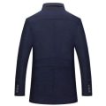 Miniatyrbild 2 av 5: Herrar Ullrock Slim Fit med Sjal Krage navy blue XL