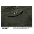 Miniatyrbilde 6 av 8: Lett Militærjakke i Bomull med Stående Krage for Menn Army Green XL