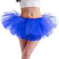 Miniatyrbillede 1 af 4: Tutu Skørt til Kvinder og Teenagere - Klassisk Elastisk 5-lags Tulle Ballet Skørt Blue