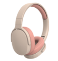 Trådlösa Bluetooth Over-Ear stereohörlurar pink