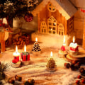 Miniatyrbilde 7 av 8: 3 stk Julelys med Teelys Håndlaget Delikat Julenissen Christmas Tree