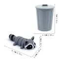 Miniatyrbild 4 av 5: Artikulerad Fidget Tvättbjörn med Soptunna 3D-Printad Rörlig Tvättbjörn