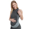 Miniatyrbilde 2 av 5: Graviditetsmagebelte for gravide kvinner, støttebelte med justerbare stropper Grey L