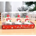Miniatyrbilde 2 av 4: 3 stk Julepynt Håndmalte Lys Snowmen