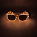 Miniatyrbillede 1 af 8: Lysende Briller Glow Blinkende LED Solbriller Orange