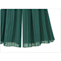 Miniatyrbild 7 av 9: Dam Elastisk Midja Plisserade Chiffong Culottes Croppade Vida Ben Flödiga Byxor khaki 5XL