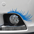 Miniatyrbilde 2 av 7: 2 Par Eyelash-Dekaler til Bilens Frontlykter Blue