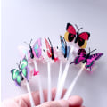Miniatyrbillede 5 af 7: 5 stk. LED Lys Fiberoptisk Butterfly Hårklip 5PCS