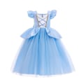 Pikkukuva 2 / 11: Prinsessa Tuhkimo -asu tytöille, lasten cosplay-mekko, karnevaaliasu 140
