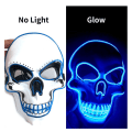 Miniatyrbild 4 av 5: Halloween Skrämmande Mask Light Up Mask för fest orange
