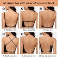 Miniatyrbillede 4 af 11: Dame Low Back Bh Deep U Bh Black S