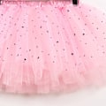 Pikkukuva 5 / 6: Tyttöjen Kerroksittainen Tähti-Sekvenssit Tutu-Hamemekko Pink M