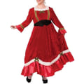 Pikkukuva 3 / 5: Joulupukki Rouvan Puku Naisille, Jouluasu Aikuisten Santa-Mekko Red S