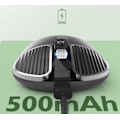 Miniatyrbillede 2 af 7: Trådløs Bluetooth-mus med 2.4G modtager Black