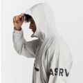 Miniatyrbild 3 av 5: Hoodie med kvarts dragkedja för herr white S