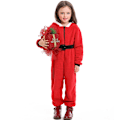 Miniatyrbillede 1 af 6: Børnenes Jule Flanel Onesies med Hætte Piger S