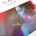 Miniatyrbild 2 av 5: TS-inspirerat Halsband för Kvinnor SWIFTIE Gold Signature