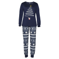 Miniatyrbillede 2 af 11: Julepyjamas til familien, matchende julepyjamas sæt til familien Blue Child 8T