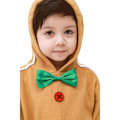 Miniatyrbilde 5 av 9: Julekake-mann Kostyme for Barn, Gingerbread Onesie Juleantrekk XS