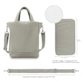 Miniatyrbild 5 av 7: Blöjväsktote Nappy Changing Bags Multifunktionell Resa Camping Picknick Tote Bag Khaki