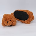 Miniatyrbillede 5 af 5: Teddy Bear Sød Plys Dyre Tøfler Sko Indendørs Hjem Soveværelse Tøfler Brown