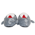 Miniatyrbillede 4 af 6: Dyresko Shark Hoved Bomuldssko 3D Plys Bomuldssko