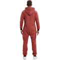Miniatyrbild 4 av 5: One Piece Pyjamas för män med huva Playsuit red S