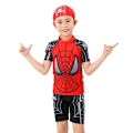 Miniatyrbild 1 av 4: Spider-Man Baddräkt Pojkar Barn Tvådelad Topp Shorts Set Black XL