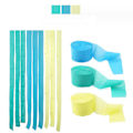 Pikkukuva 1 / 5: 3 kpl Syntymäpäiväjuhlan Taustakoriste Crinkle Paper Mint Vanilla