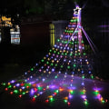 Miniatyrbilde 9 av 10: Vannfallsjulelys med 8 moduser for juletrær Colorful Light