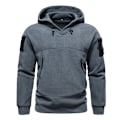Miniatyrbild 1 av 4: Långärmade luvtröjor i fleece för män grey M