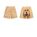 Miniatyrbild 2 av 5: Dam Pyjamashorts Lounge Unisex Underdel Valp Sovkläder Gold L