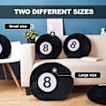 Miniatyrbillede 4 af 5: 8 Ball Pude, 19.7\" Simuleret Sort Billard 8Ball Pude 50cm