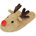 Miniatyrbild 6 av 8: Varma Fleece Reindeer Inneskor för Kvinnor 40/41