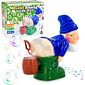 Miniatyrbillede 1 af 9: Jule-Nisse Boblemaskine, Bobleblæser Sjov Legetøj Blue