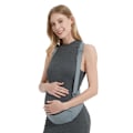 Miniatyrbilde 3 av 5: Graviditetsmagebelte for gravide kvinner, støttebelte med justerbare stropper Grey XL