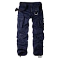 Miniatyrbild 1 av 8: Herrkläder Casual Cargo Byxor Militär Armé Camo Byxor Combat Arbetsbyxor Navy Blue 30