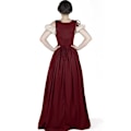 Pikkukuva 3 / 5: Naisten keskiaikainen renessanssipuku pitsillä, cosplay-mekko Wine Red S/M