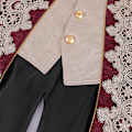 Pikkukuva 5 / 7: Miesten keskiaikainen steampunk-takki Victorian kirjallisuus retro gootti pukukoodi Red 2XL