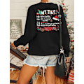 Pikkukuva 3 / 8: Joulupaita Naisille Joulu Pitkähihainen Neulepaita Paita Yläosa Black 3XL