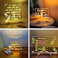 Miniatyrbillede 2 af 11: LED Notatbræt med Farver, Oplyst Akryl Tør-Slet Bræt 200*200*3mm