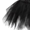 Miniatyrbilde 3 av 6: Tutu-skjørt for kvinner, danseskjørt for cosplay-fest Black 5XL