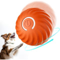 Miniatyrbillede 1 af 4: Interaktiv Hundefjernstyret Bold, Holdbar Aktiv Rullende Bold Wicked Ball orange