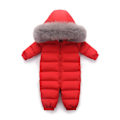 Miniatyrbild 2 av 5: Toddler Baby Flickor Pojkar Kappa Vinter Dun Jumpsuits red 73cm