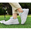 Miniatyrbilde 3 av 7: Dame Golf Sko Spikeless Vanntett Golf Sport Sneakers White Blue 40