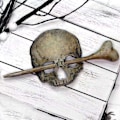 Pikkukuva 5 / 9: Goottilainen Kallo Hiustapit Horror Luuranko Hiushaarukat Skull