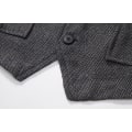 Miniatyrbilde 6 av 9: Herre Casual Singelbryst Vest Dark Gray S