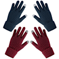 Miniatyrbild 1 av 5: Vinterhandskar Dam Touchscreen Handskar för Kvinnor 2PCS#2