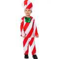 Miniatyrbillede 1 af 7: Julemandens Elf Kostume til Børn L